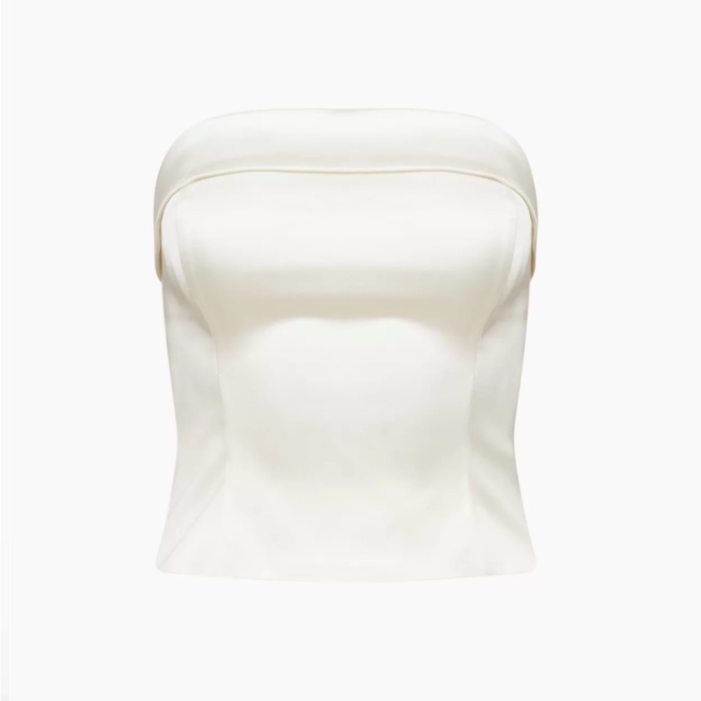 Aritzia Sunday Best Shimmer Satin Bustier